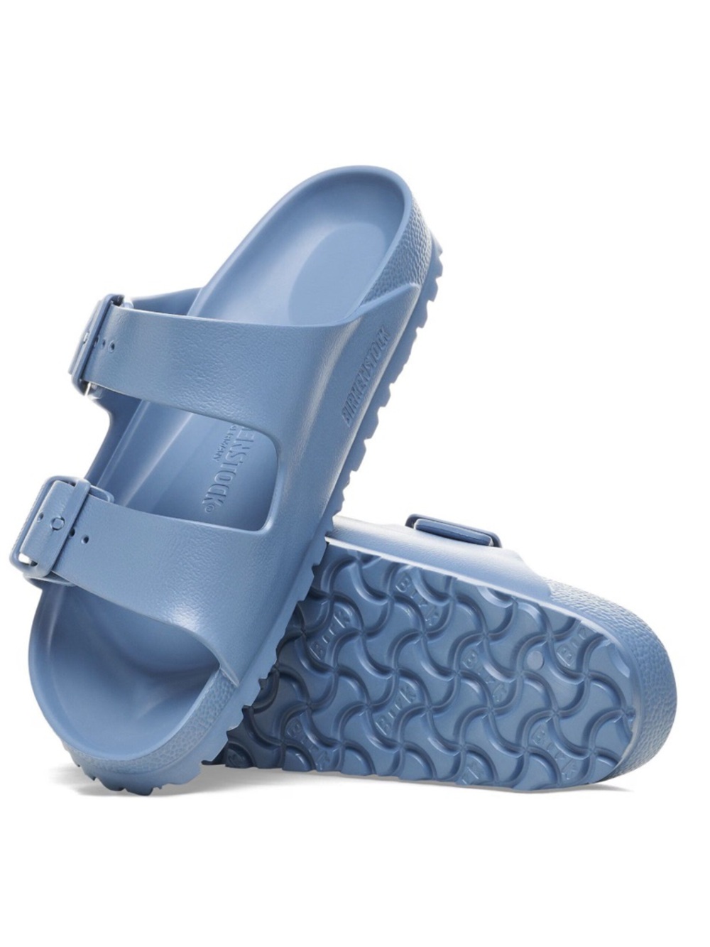 Birkenstock 39, Women's Sandal Arizona Stealth Buckle EVA, Dusty Blue, Size 8 M